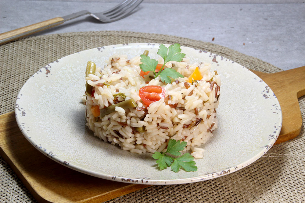 Ensalada de arroz salvaje