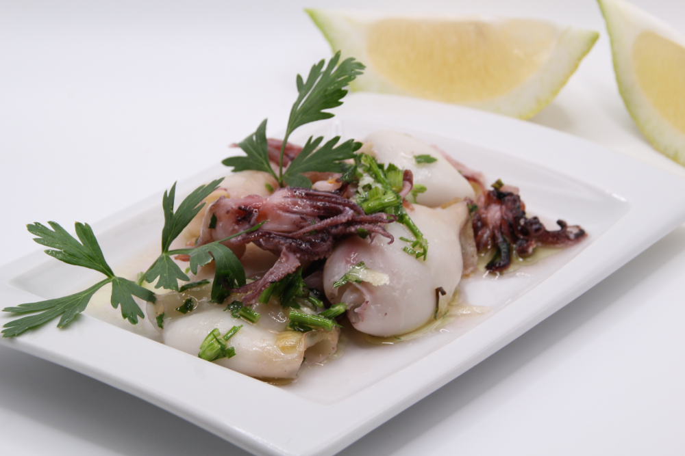Calamares al ajillo