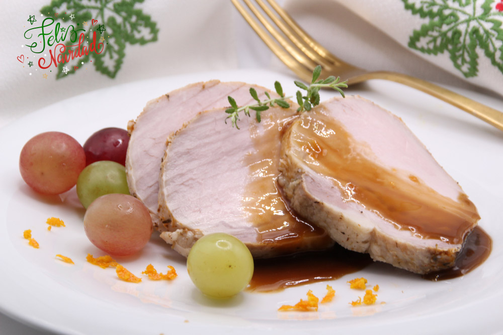 Lomo a la sal de especies con salsa Pedro Ximénez