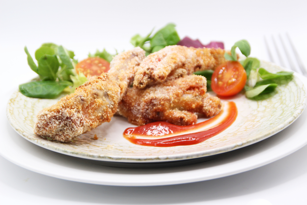 Snack de patitas de pollo picantes