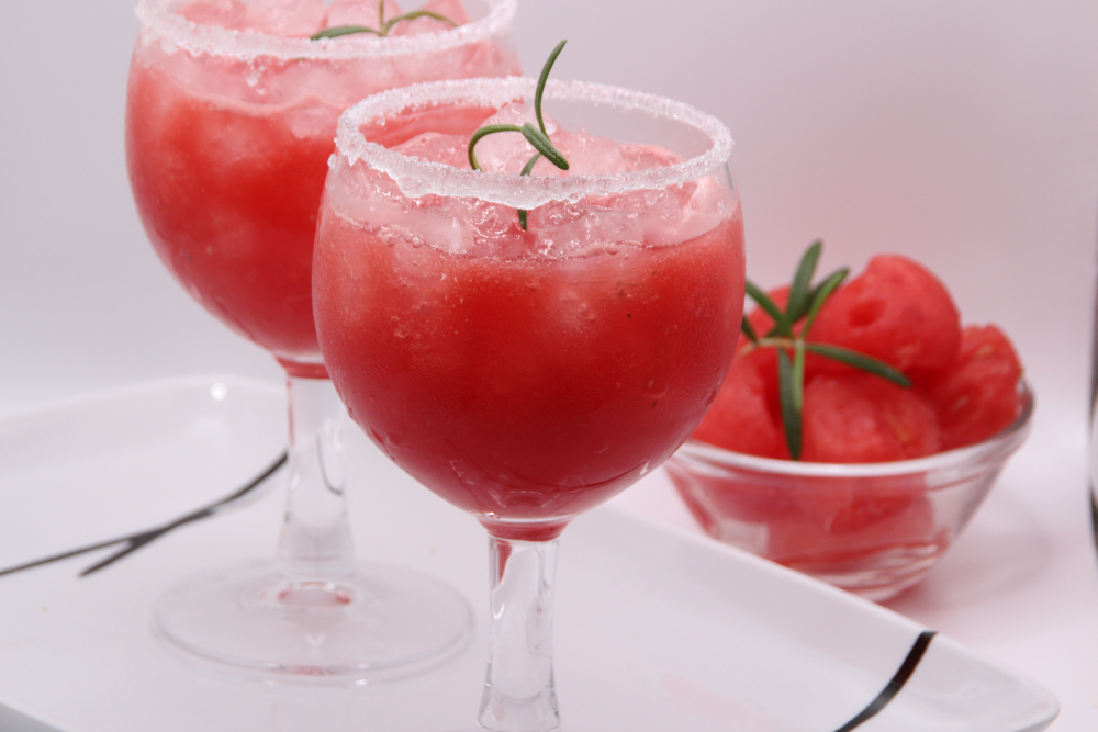 Zumo refrescante de sandía