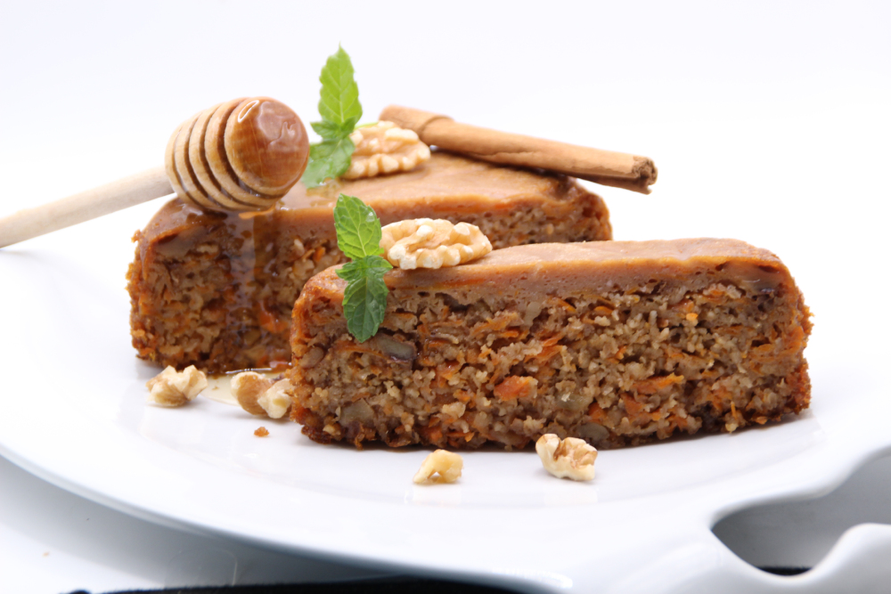 Bizcocho de avena con zanahoria