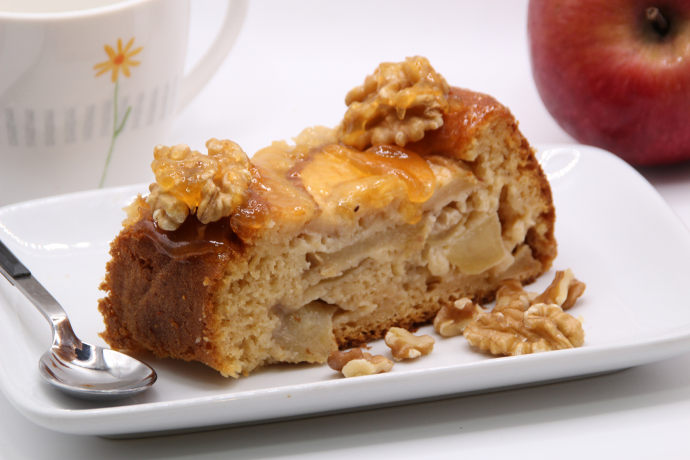 Bizcocho de compota de manzana