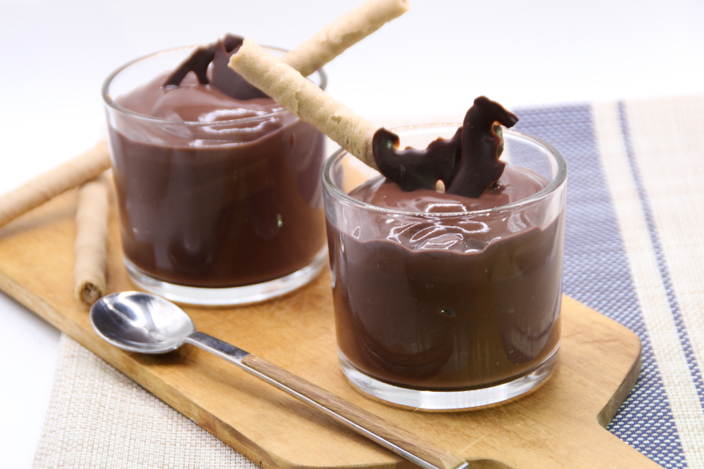 Natillas de chocolate