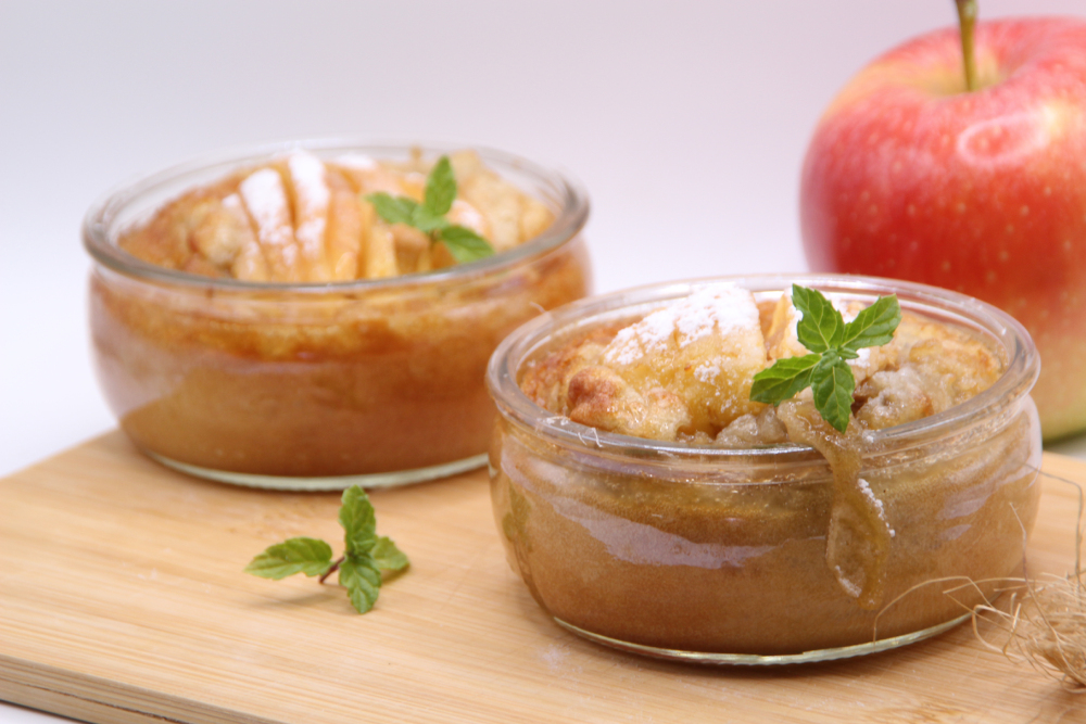 Cazuelitas de manzana a la canela